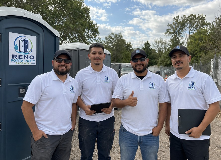 Reno Porta Potty Easewell delivery team